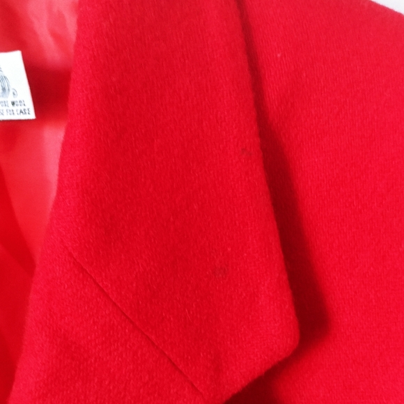 Requirements Red Wool Blazer - Picture 6 of 8